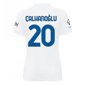 Inter Milan Hakan Calhanoglu #20 Gostujuci Dres za Ženska 2023-24 Kratak Rukavima